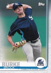 2019 Topps Pro Debut Base Set Brock Burke #2 card