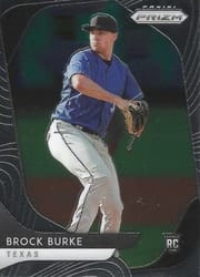 2020 Panini Prizm Base Set Brock Burke #195 card