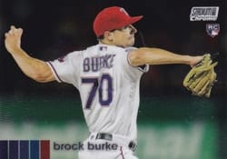 2020 Stadium Club Chrome Base Set Brock Burke #252 card