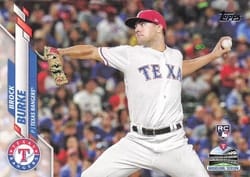 2020 Topps Base Set Brock Burke #691 card