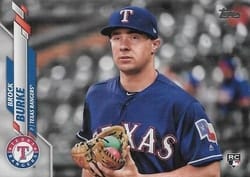 2020 Topps Base Set Brock Burke #691b card