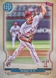 2020 Topps Gypsy Queen Base Set Brock Burke #28 card