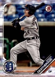 2019 Bowman Draft Base Set Brock Deatherage #BD-5 card