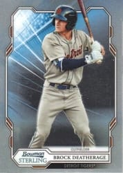 2019 Bowman Sterling Base Set Brock Deatherage #BPR-28 card
