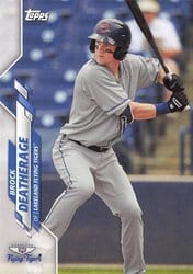 2020 Topps Pro Debut Base Set Brock Deatherage #PD-15 card