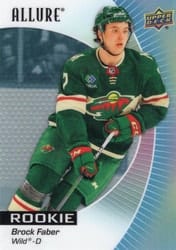 2023-24 Upper Deck Allure Base Set Brock Faber #112 card