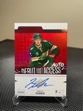 2023-24 Upper Deck Credentials Debut Ticket Access Autograph Brock Faber #DTAA-BF card
