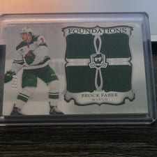 2023-24 Upper Deck The Cup Foundations Quad Jersey Brock Faber #F-BF card