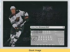 2024-25 Skybox Metal Universe Search Engines Brock Faber #ST-11 card