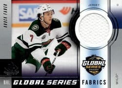 2024-25 SP Game Used 2023 Global Series Sweden Fabrics Brock Faber #GSF-BF card