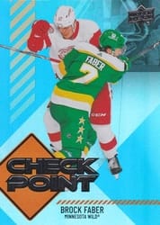 2024-25 Upper Deck Checkpoint Brock Faber #CP-5 card