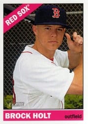 2015 Topps Heritage Base Set Brock Holt #231 card
