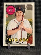 2018 Topps Heritage Brock Holt #691 card