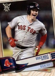 2019 Topps Big League Base Set Brock Holt #400 card