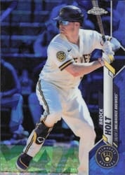 2020 Topps Chrome Sapphire Edition Base Set Brock Holt #90 card