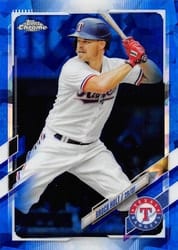 2021 Topps Chrome Update Sapphire Edition Base Set Brock Holt #US30 card