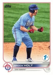 2022 Topps 1st Edition Base Set Brock Holt #113 card