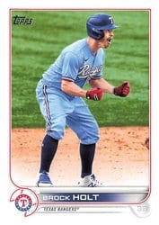 2022 Topps Base Set Brock Holt #113 card