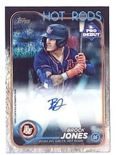 2024 Topps Pro Debut Autographs Brock Jones #PD-28 card