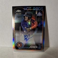 2024 Topps Pro Debut Chrome Autographs Brock Jones #PDC-28 card
