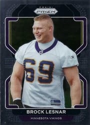 2021 Panini Prizm Base Set Brock Lesnar #134 card