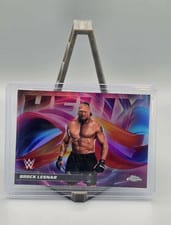 2026 Topps Chrome WWE Helix Brock Lesnar #HLX-6 card