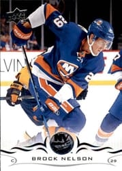 2018-19 Upper Deck Base Set Brock Nelson #370 card