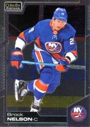 2020-21 O-Pee-Chee Platinum Base Set Brock Nelson #104 card