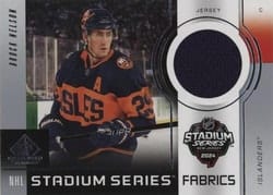 2024-25 SP Game Used 2024 Stadium Series Fabrics Brock Nelson #GSF-4 card