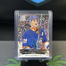 2024-25 Upper Deck The Cup Signature Renditions Brock Nelson #SR-BN card