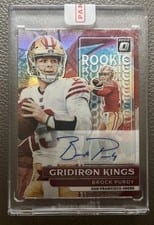 2022 Donruss Optic Rookie Gridiron Kings Autographs Brock Purdy #RGK-2 card