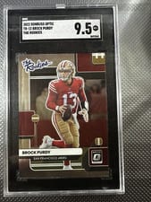 2022 Donruss Optic The Rookies Brock Purdy #TR-13 card