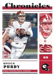 2022 Panini Chronicles Base Set Brock Purdy #41 card