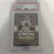 2022 Panini Chronicles Prizm Black Brock Purdy #PB-8 card