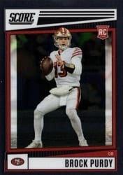 2022 Panini Chronicles Score Premium Rookies Brock Purdy #SP-401 card