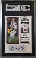 2022 Panini Contenders Brock Purdy #263 card