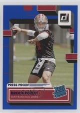 2022 Panini Donruss Brock Purdy #374 card