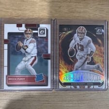2022 Panini Donruss Optic Brock Purdy Red #277 card