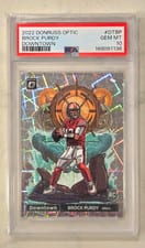 2022 Panini Donruss Optic Downtown Brock Purdy #DT-BP card