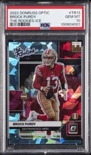 2022 Panini Donruss Optic The Rookies Brock Purdy #TR-13 card