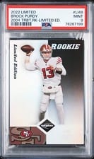 Brock Purdy 2022 Panini Limited 2004 Limited Tribute Rookies card