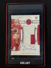 2022 Panini National Treasures Brock Purdy #200 card
