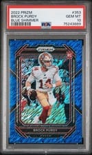 2022 Panini Prizm Brock Purdy #353 card