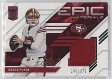 2023 Donruss Elite Epic Materials Brock Purdy #4 card