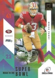 2023 Donruss Road to the Super Bowl Wild Card Brock Purdy #RTSBW-BP card
