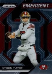 2023 Panini Prizm Emergent Brock Purdy #2 card