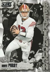 2023 Score Breakthrough Brock Purdy #10 card