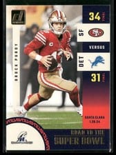 2024 Donruss Road to the Super Bowl Conference Championship Brock Purdy #SBCC2 card