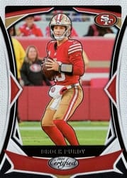 2024 Panini Certified Base Set Brock Purdy #16 card
