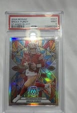 2024 Panini Mosaic Stained Glass Brock Purdy #SG-7 card